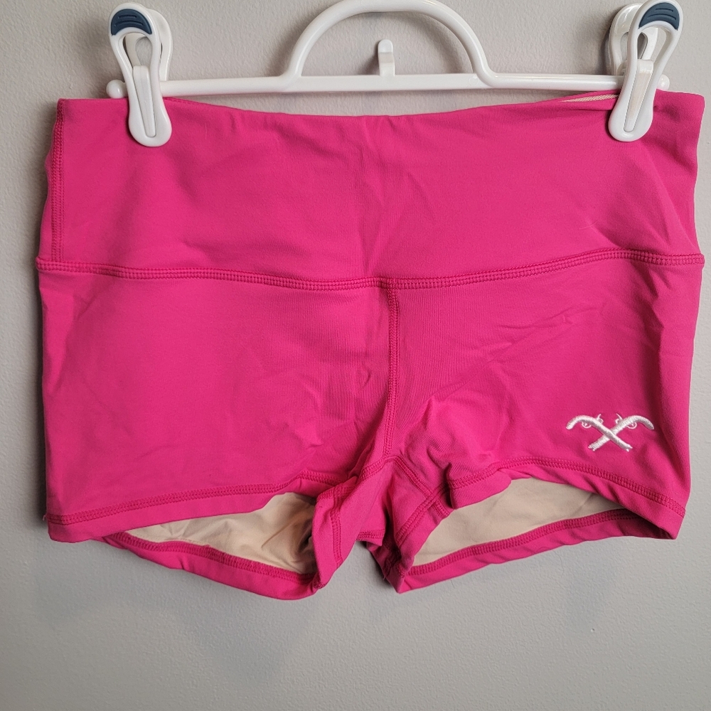 Vibrant Pink Women's Athletic Shorts